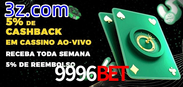 Promoções do cassino ao Vivo 9996BET
